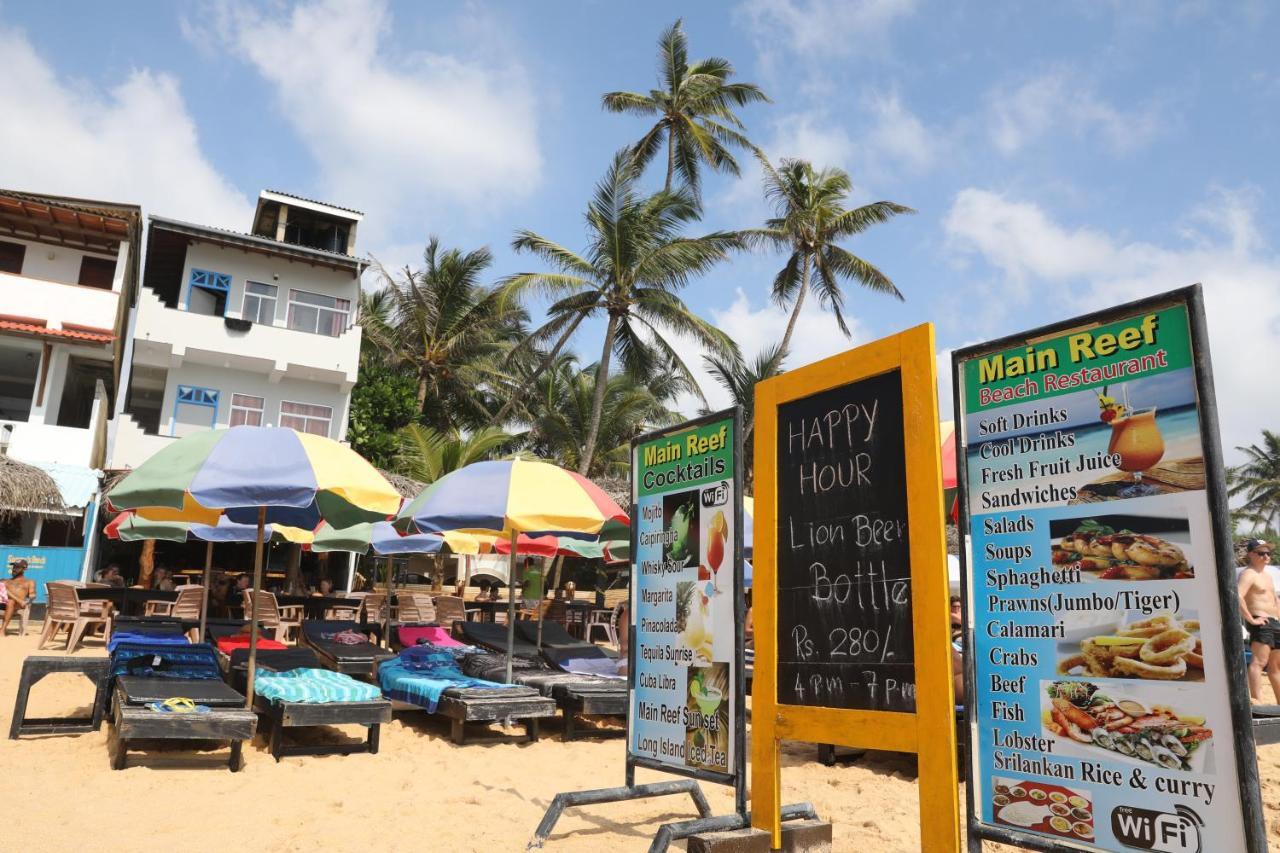 Main Reef Guest House Hikkaduwa Esterno foto